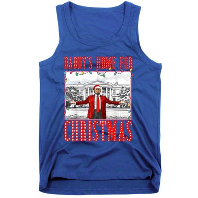 DaddyS Home For Christmas Trump Gift Tank Top