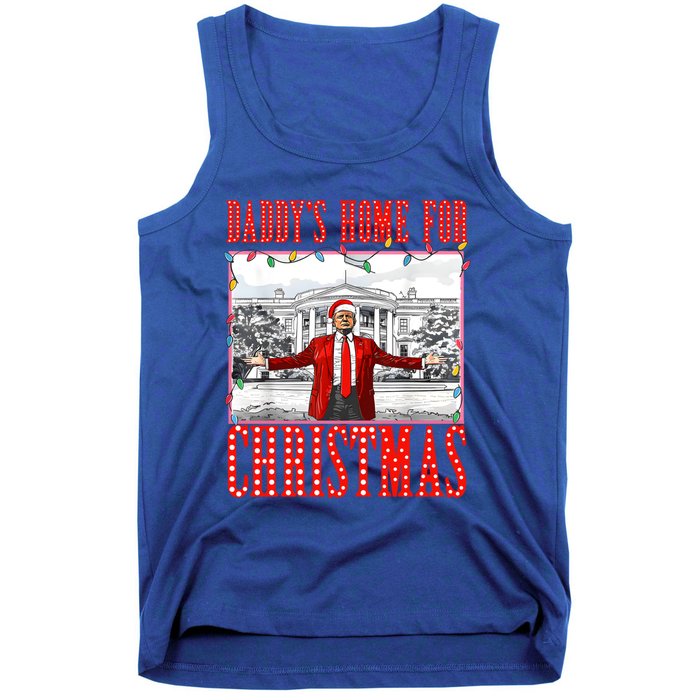 DaddyS Home For Christmas Trump Gift Tank Top