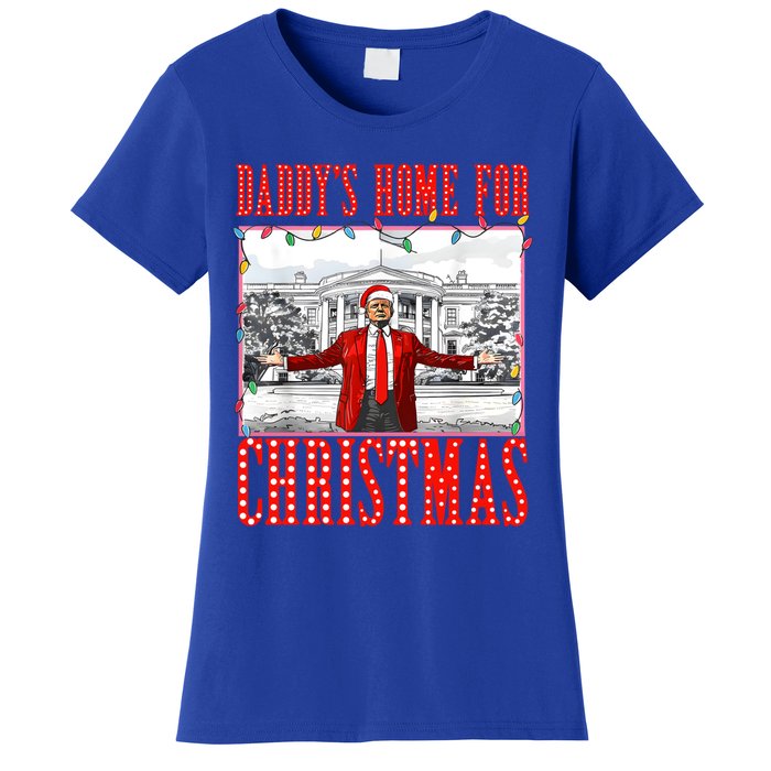 DaddyS Home For Christmas Trump Gift Women's T-Shirt