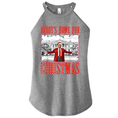 DaddyS Home For Christmas Trump Gift Women's Perfect Tri Rocker Tank