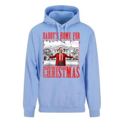 DaddyS Home For Christmas Trump Gift Unisex Surf Hoodie