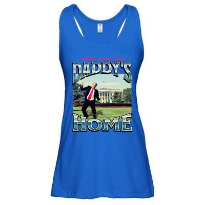 DaddyS Home Funny Trump DaddyS Coming Home 2024 Gift Ladies Essential Flowy Tank