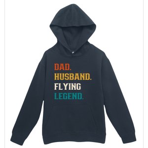 Dad Husband Flying Legend Flying Lover Pilot Aviator Cool Gift Urban Pullover Hoodie