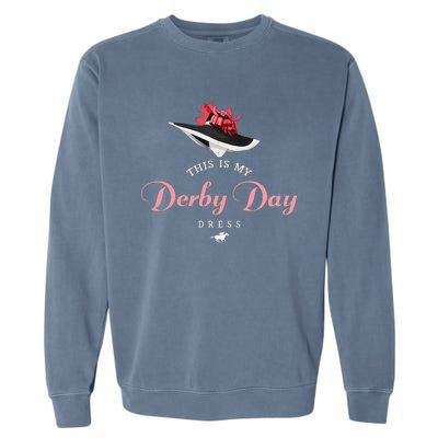 Derby Hats For Women 2024 This Is My Derby Day Dress Garment-Dyed Sweatshirt