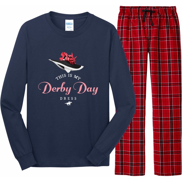 Derby Hats For Women 2024 This Is My Derby Day Dress Long Sleeve Pajama Set