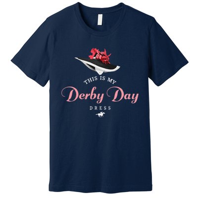 Derby Hats For Women 2024 This Is My Derby Day Dress Premium T-Shirt