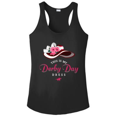 Derby Hats For Women 2024 This Is My Derby Dress Funny Derby Ladies PosiCharge Competitor Racerback Tank