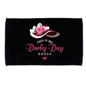 Derby Hats For Women 2024 This Is My Derby Dress Funny Derby Microfiber Hand Towel