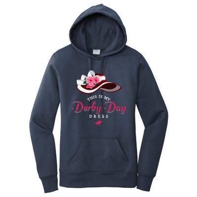 Derby Hats For Women 2024 This Is My Derby Dress Funny Derby Women's Pullover Hoodie