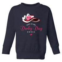 Derby Hats For Women 2024 This Is My Derby Dress Funny Derby Toddler Sweatshirt