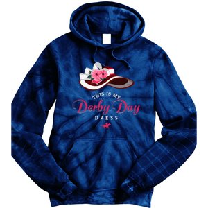 Derby Hats For Women 2024 This Is My Derby Dress Funny Derby Tie Dye Hoodie