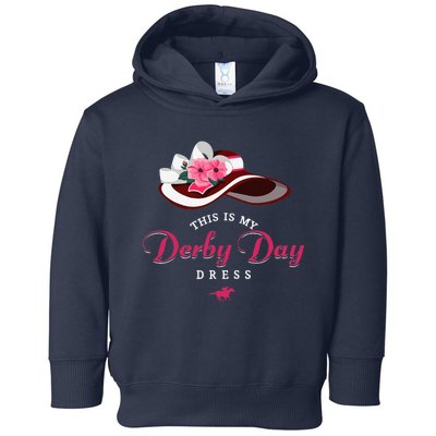 Derby Hats For Women 2024 This Is My Derby Dress Funny Derby Toddler Hoodie