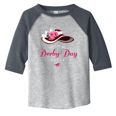 Derby Hats For Women 2024 This Is My Derby Dress Funny Derby Toddler Fine Jersey T-Shirt