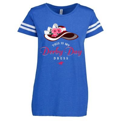 Derby Hats For Women 2024 This Is My Derby Dress Funny Derby Enza Ladies Jersey Football T-Shirt