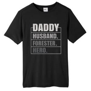 Daddy Husband Forester Hero Fathers Day Gift Tall Fusion ChromaSoft Performance T-Shirt