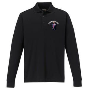 DaddyS Home Funny Performance Long Sleeve Polo