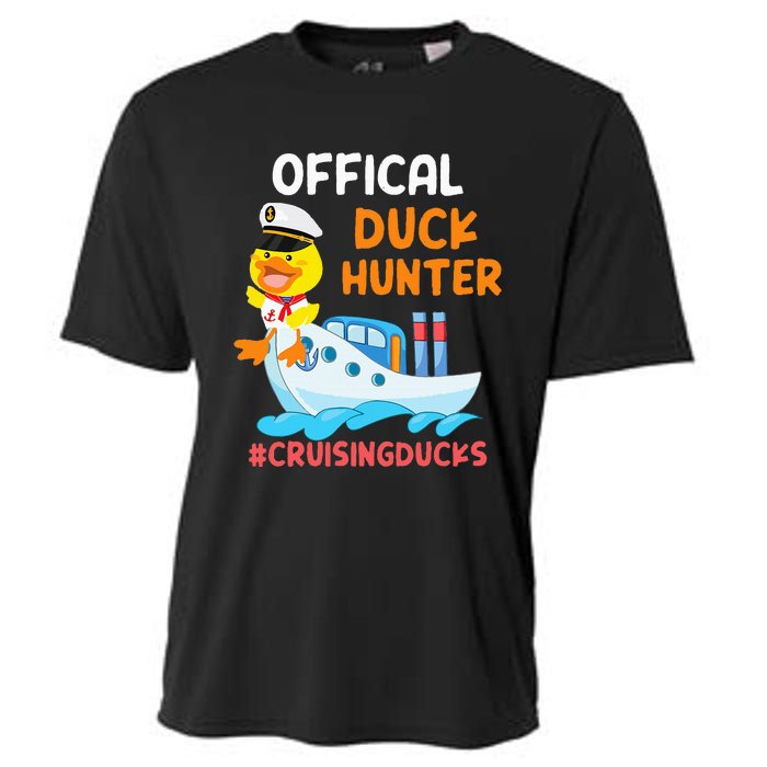 Duck Hunter Funny Duck Cruising Cruise Cooling Performance Crew T-Shirt