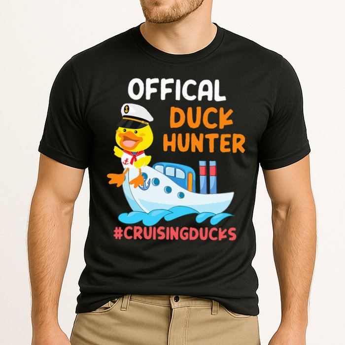 Duck Hunter Funny Duck Cruising Cruise Cooling Performance Crew T-Shirt