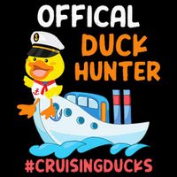 Duck Hunter Funny Duck Cruising Cruise Cooling Performance Crew T-Shirt