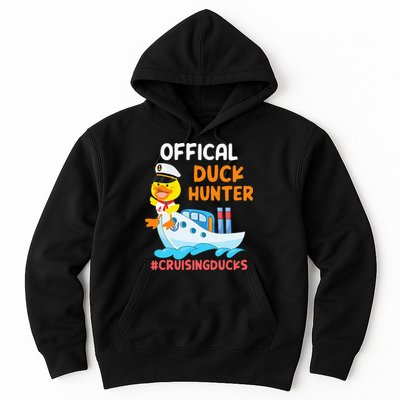 Duck Hunter Funny Duck Cruising Cruise Hoodie