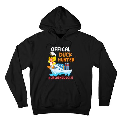 Duck Hunter Funny Duck Cruising Cruise Hoodie