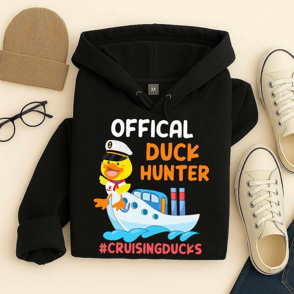 Duck Hunter Funny Duck Cruising Cruise Hoodie