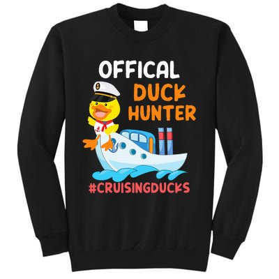 Duck Hunter Funny Duck Cruising Cruise Sweatshirt