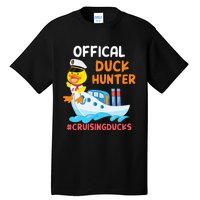 Duck Hunter Funny Duck Cruising Cruise Tall T-Shirt