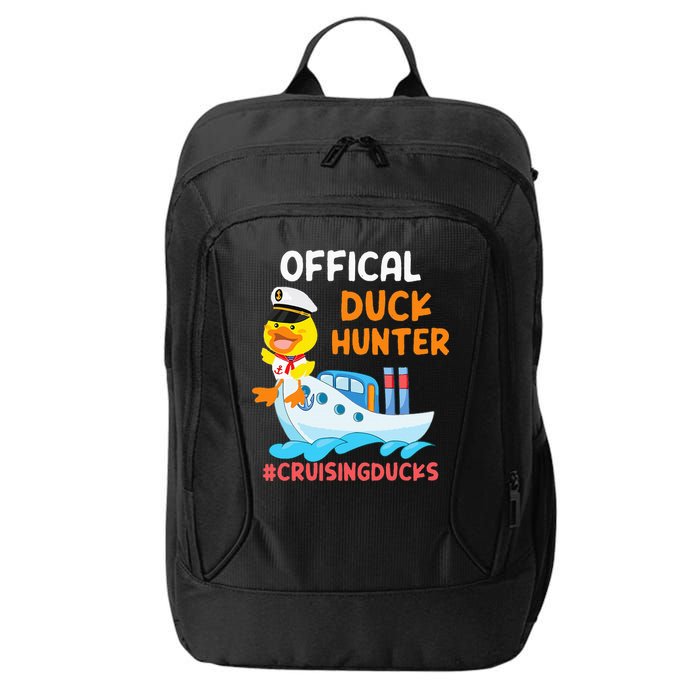 Duck Hunter Funny Duck Cruising Cruise City Backpack