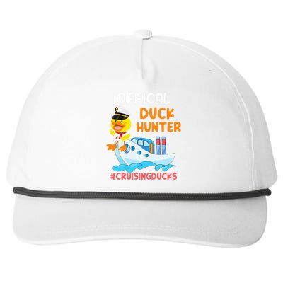 Duck Hunter Funny Duck Cruising Cruise Snapback Five-Panel Rope Hat