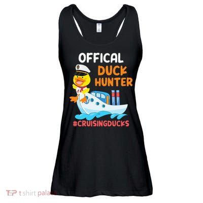 Duck Hunter Funny Duck Cruising Cruise Ladies Essential Flowy Tank