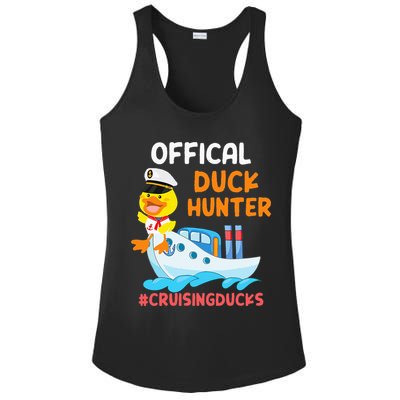 Duck Hunter Funny Duck Cruising Cruise Ladies PosiCharge Competitor Racerback Tank