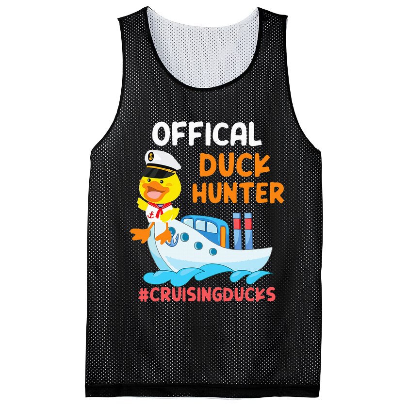 Duck Hunter Funny Duck Cruising Cruise Mesh Reversible Basketball Jersey Tank