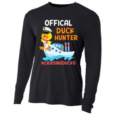 Duck Hunter Funny Duck Cruising Cruise Cooling Performance Long Sleeve Crew