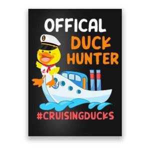 Duck Hunter Funny Duck Cruising Cruise Poster