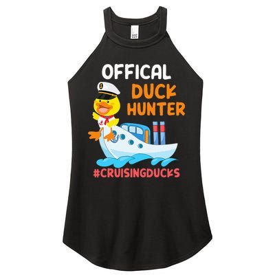 Duck Hunter Funny Duck Cruising Cruise Women's Perfect Tri Rocker Tank