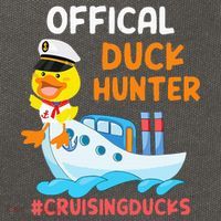 Duck Hunter Funny Duck Cruising Cruise Cotton Canvas Backpack