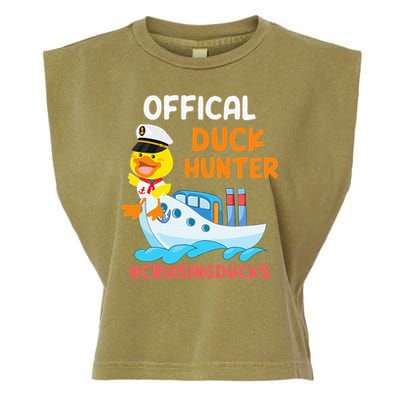 Duck Hunter Funny Duck Cruising Cruise Garment-Dyed Women's Muscle Tee