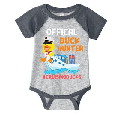 Duck Hunter Funny Duck Cruising Cruise Infant Baby Jersey Bodysuit