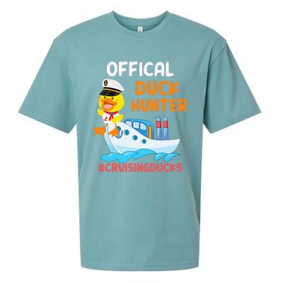 Duck Hunter Funny Duck Cruising Cruise Sueded Cloud Jersey T-Shirt