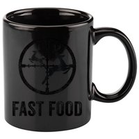 Deer Hunting Funny Hunter Gun Deer Fast Food 11oz C Handle Ceramic Mug