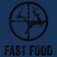 Deer Hunting Funny Hunter Gun Deer Fast Food Cooling Performance Crew T-Shirt