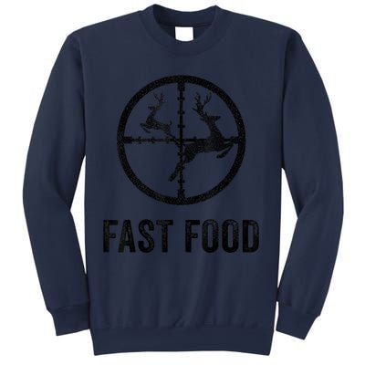 Deer Hunting Funny Hunter Gun Deer Fast Food Sweatshirt