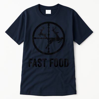 Deer Hunting Funny Hunter Gun Deer Fast Food Tall T-Shirt