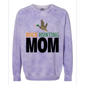 Duck Hunting Family Duck Mom Gift Colorblast Crewneck Sweatshirt