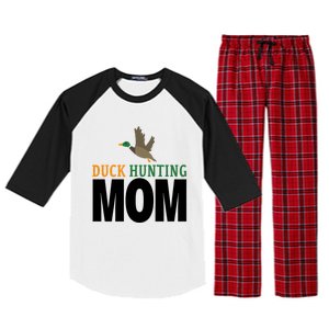 Duck Hunting Family Duck Mom Gift Raglan Sleeve Pajama Set