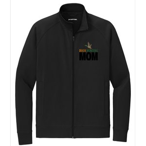 Duck Hunting Family Duck Mom Gift Stretch Full-Zip Cadet Jacket