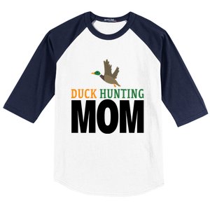 Duck Hunting Family Duck Mom Gift Baseball Sleeve Shirt