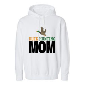 Duck Hunting Family Duck Mom Gift Garment-Dyed Fleece Hoodie