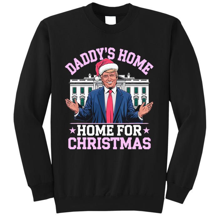 DaddyS Home For Christmas Trump 2024 Sweatshirt